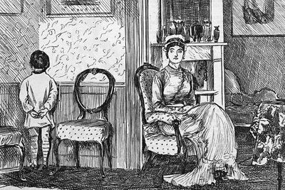 The Difficulty of Maintaining the Upper Hand by George du Maurier