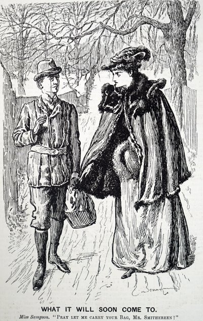 The behaviours of the modern woman by George du Maurier