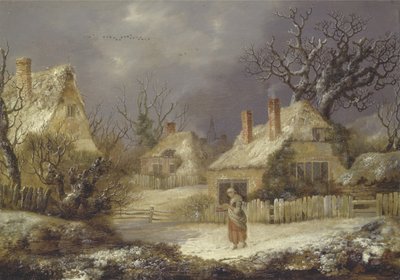 A Winter Landscape by George of Chichester Smith