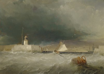 Port on a Stormy Day by George the Elder Chambers