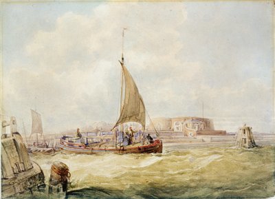 The Old Harbour, Hull by George the Elder Chambers