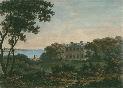 House of Andrew Robert Drummond, Cadland park, Hampshire, engraved by William Watts by George the Younger Barret