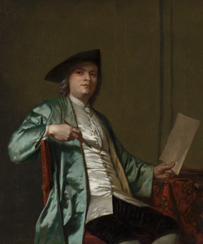 Portrait of Cornelis Ploos van Amstel by George van der Mijn