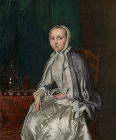 Portrait of Elisabeth Troost by George van der Mijn