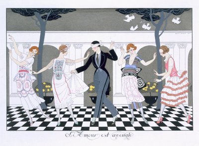 Love is Blind by Georges (after) Barbier