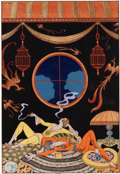 Sloth - Seven deadly sins series by Georges (after) Barbier
