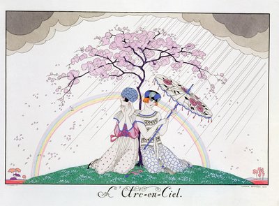 The Rainbow, engraved by Henri Reidel by Georges (after) Barbier