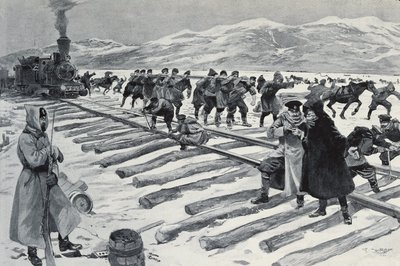 Russia. The Crossing of Lake Baikal by Georges (after) Conrad