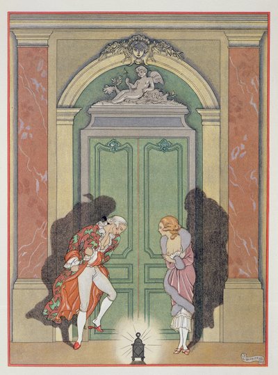 A Couple in Candlelight, illustration from 