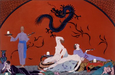At the House of Pasotz, c.1921 by Georges Barbier