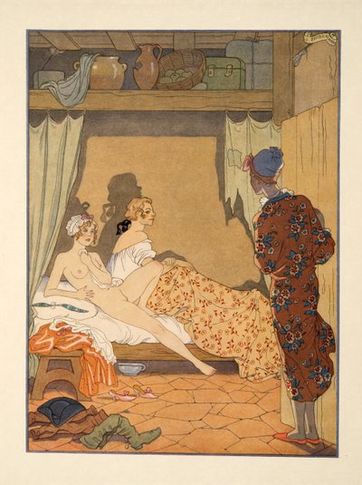 Bedroom Scene, Illustration from 