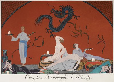 Chez la Marchande de Pasots by Georges Barbier
