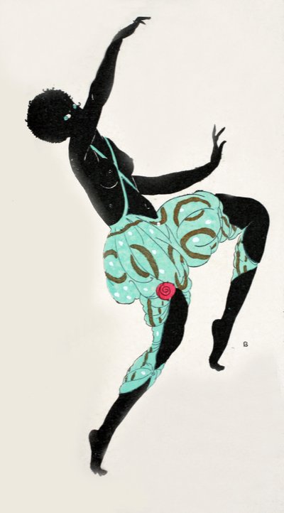 Dancing girl by Georges Barbier