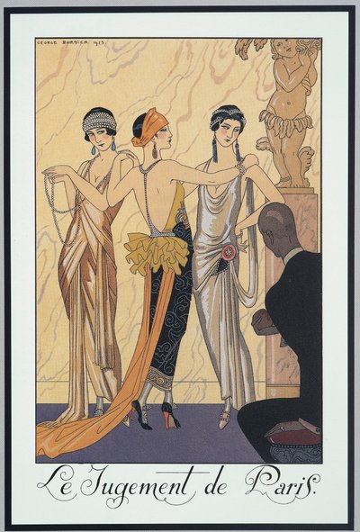 Falbalas et Fanfreluches, Almanac for 1924, The Judgment of Paris by Georges Barbier