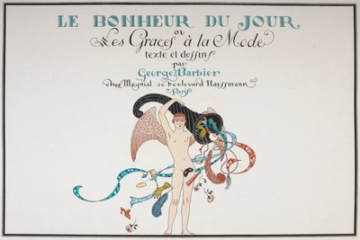 Illustrated Title Page. A Naked Male Figure. by Georges Barbier