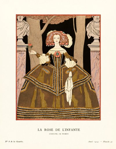 Illustration from Gazette du Bon Ton by Georges Barbier