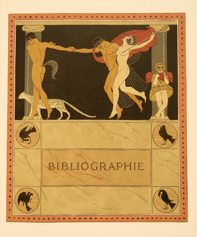 Illustration from Les Chansons de Bilitis, by Pierre Louys, pub. 1922 by Georges Barbier
