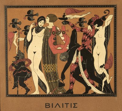 Illustration from Les Chansons de Bilitis, by Pierre Louys, pub. 1922 by Georges Barbier