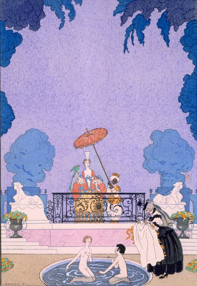 Illustration from a Book of Fairy Tales by Georges Barbier