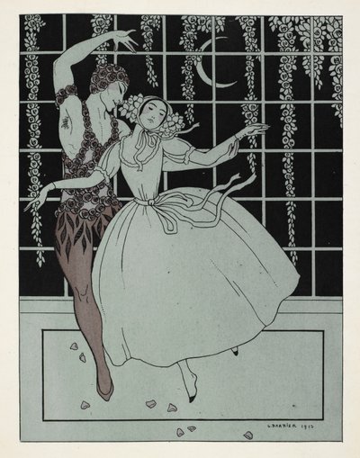 The Spectre of the Rose by Georges Barbier