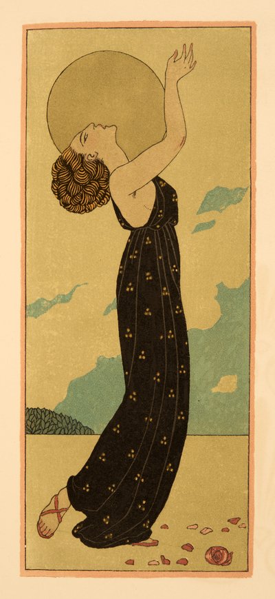 Les Mysteres, illustration from Les Chansons de Bilitis, by Pierre Louys by Georges Barbier