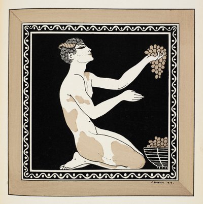 Nijinsky as a faun in the ballet L