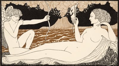 Personages de Comedie (detail) by Georges Barbier
