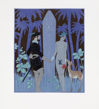 Pocahontas, Princess by Georges Barbier