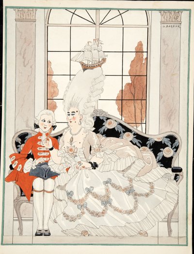 The Duchess by Georges Barbier