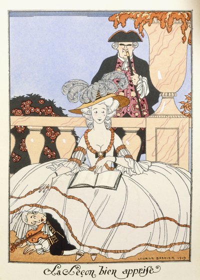 The Lesson Well Learned by Georges Barbier