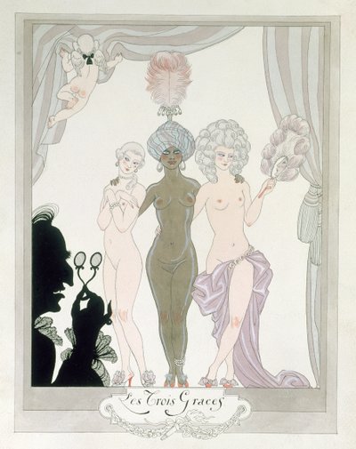 The Three Graces by Georges Barbier