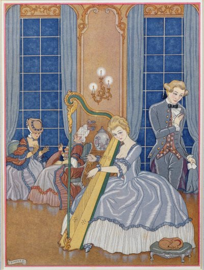 Valmont Seducing his Victim, illustration from 