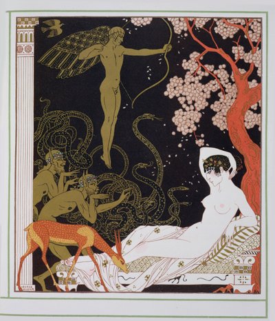 Venus, or La belle Hélène by Georges Barbier
