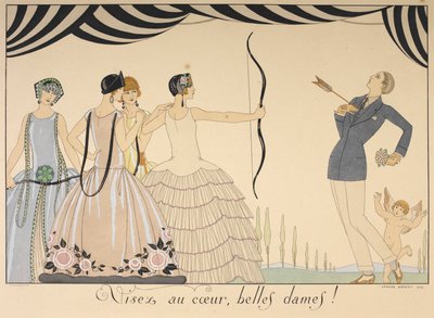 Aim for the Heart, Ladies by Georges Barbier