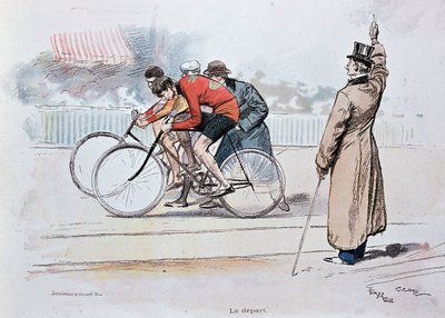 Bike Race: The Start by Georges Bertin Scott