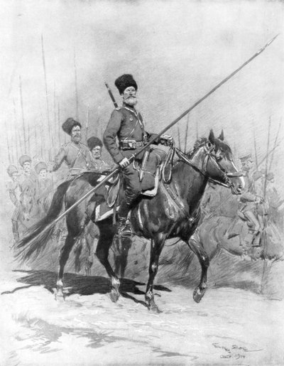 Cossack Cavalry by Georges Bertin Scott