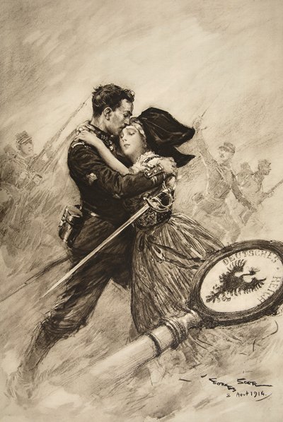 For Love and Country, 1914 by Georges Bertin Scott