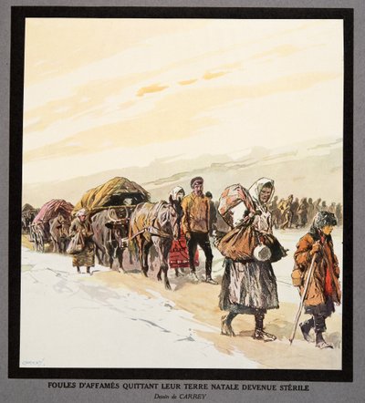 Exodus of Hungry People from Their Homeland (from 