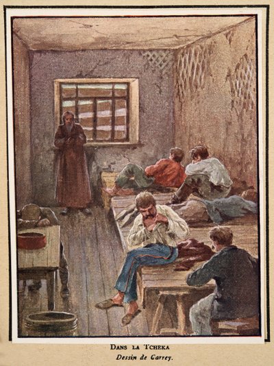 In the Cheka; from Histoire des Soviets by Georges Carrey