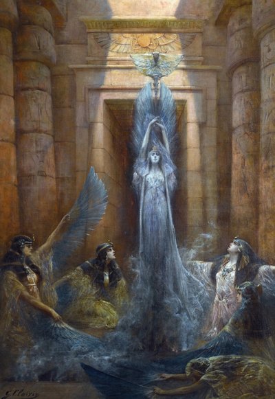 The Goddess Neith by Georges Clairin