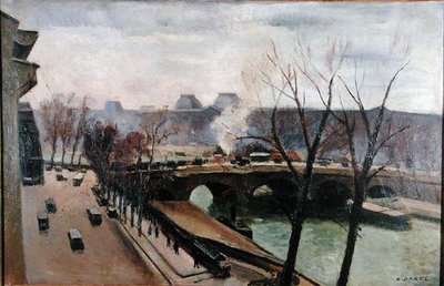 The Seine in Paris by Georges Darel