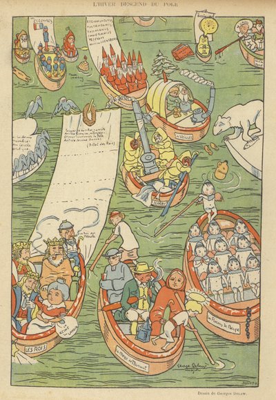 Illustration for Le Rire by Georges Delaw