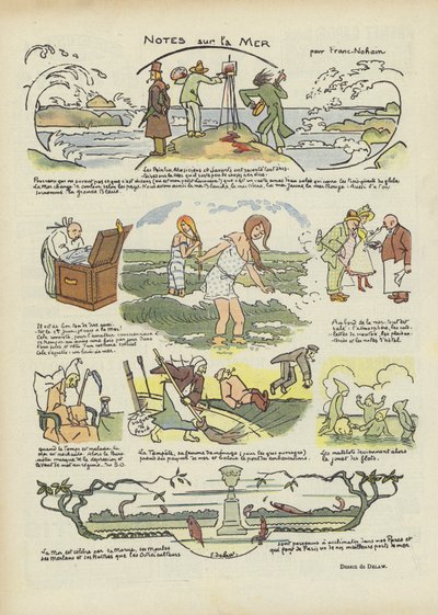 Illustration for Le Rire by Georges Delaw