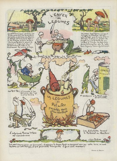 Illustration for Le Rire by Georges Delaw