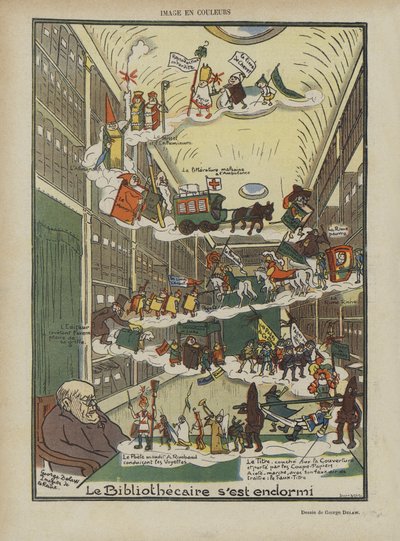 Illustration for Le Rire by Georges Delaw