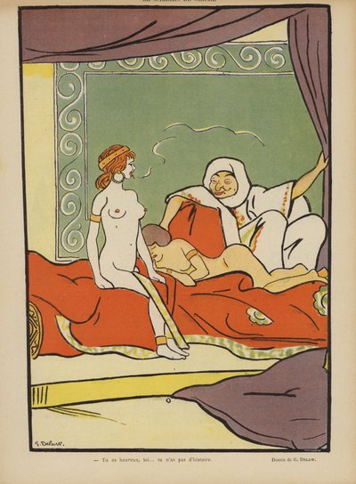 Illustration for Le Rire by Georges Delaw