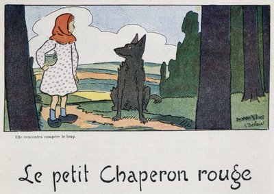 The Little Red Riding Hood - ill. by Georges Delaw, ed. Spock by Georges Delaw