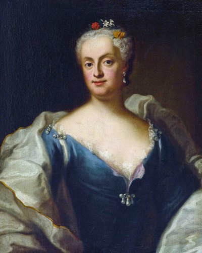 Marie-Anne de Saxe - Maria Anna Sophia of Saxony, Electress of Bavaria by George Desmarees by Georges Desmarées