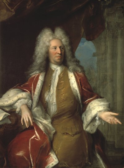 Count Nicodemus Tessin the Younger by Georges Desmarées