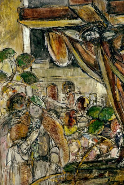 Detail of Christ on the Road to Calvary by Georges Desvallieres